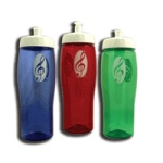 G-Clef Plastic Sports Bottle