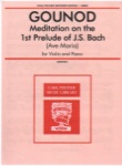 Meditation on 1st Prelude (Ave Maria) - Violin and Piano