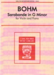Sarabande in G Minor - Violin and Piano