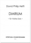 Diarium - Violin Unaccompanied