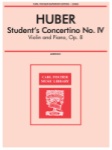Student's Concertino No. 4, Op. 8 - Violin and Piano