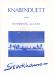Knabenduett (from Donnerstag aus Licht) - Soprano Sax Duet
