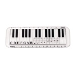Keyboard Scale 6" Lucite Ruler