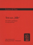 Text aus "Stille" - Violin and Piano