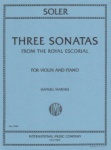 3 Sonatas from The Royal Escorial - Violin and Piano