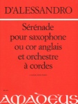 Serenade, Op. 12 - Alto Sax (or English Horn) and Piano
