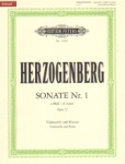 Sonata No. 1 in A Minor, Op. 52 - Cello and Piano