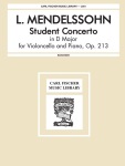 Student Concerto in D Major, Op. 213 - Cello and Piano