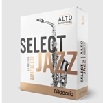 D'Addario Select Jazz Unfiled Alto Saxophone Reeds - 10 Count Box