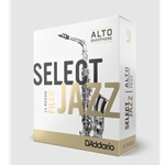 D'Addario Select Jazz Filed Alto Saxophone Reeds - 10 Count Box