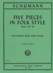 5 Pieces in Folk Style, Op. 102 - String Bass and Piano