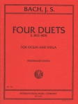 4 Duets, S. 802-805 - Violin and Viola Duet