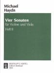 4 Sonatas, Volume 2 (Nos. 3-4) - Violin and Viola Duet