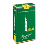 Vandoren Java Soprano Saxophone Reeds - 10 count Box