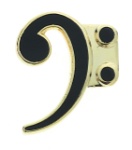 Clef Pin - Bass