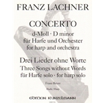 Concerto in D Minor and 3 Songs without Words - Harp