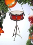 Red Snare Drum Ornament