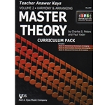 Master Theory Curriculum Pack - Teacher Answer Keys Vol. 2 (Books 4-6)