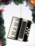 Accordion Ornament - Black