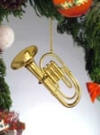 Gold Tuba Ornament