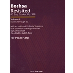 Bochsa Revisited: 40 Easy Etudes, Op. 318, Volume 1 - Pedal Harp
