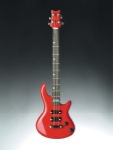 Red Bass Guitar Magnet
