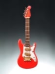 Red Electric Guitar Magnet