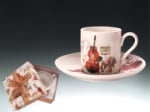 Musical Design Espresso Cup and Saucer