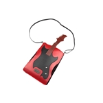 Electric Guitar Bag in Leather and Suede