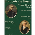 3 Grand Duos, Volumes 2 and 3 - Classical Guitar Duet (Score)