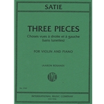 3 Pieces: Choses vues a droite et a gauche (sans lunettes) - Violin and Piano