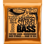 Ernie Ball 2833 Hybrid Slinky Nickel Wound Electric Bass Strings - 45-105 Gauge