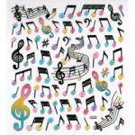 Music Note Staff Stickers