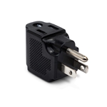 Hosa Right-angle Power Adapter NEMA 5-15R to NEMA 5-15P