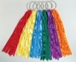 Sportime 24" Rainbow Ribbon Stream Hoops - Set of 6