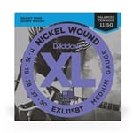 D'Addario EXL115BT Medium 11-50 Balanced Tension, XL Nickel Electric Guitar Strings