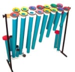 Orff Two Octave Joia Tubes: C-C, F#, Bb, w/mallets