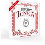 PIrastro Tonica 4/4 Violin String Set with Gold Label E, Ball End