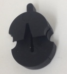 Tourte Style Violin Mute Rubber Single Hole