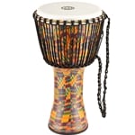 Meinl PADJ2-L-F Travel Series Large African Djembe with Synthetic Head - Kenyan Quilt