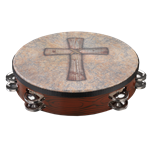 Remo TA-3010-81-SD049 Valencia 10" Gospel Tambourine - Crosswind Sand