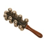 DOBANI Hand Sleigh Bells on Wooden Handle