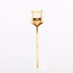 Trophy TR9500MG 6" Baritone Lyre, Goldtone