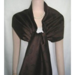 Brown and Black Pashmina Scarf