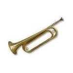 Regiment Brass Bugle Outfit with Bag