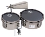 LP845JD John Dolmayan Mini Timbales with Cowbell & Mount Pack