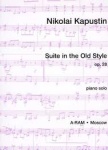 Suite in the Old Style, Op. 28 - Piano