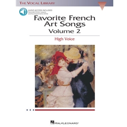 Favorite French Art Songs, Volume 2 (Bk/CD) - High Voice