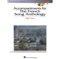 French Song Anthology Accompaniment CDs - High Voice