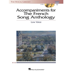 French Song Anthology Accompaniment CDs - Low Voice